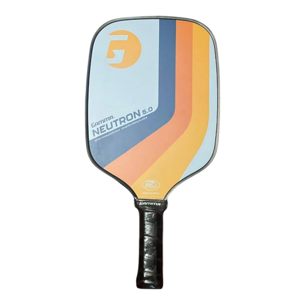 GAMMA Neutron 5.0 Pickleball Paddle Graphite Honeycomb Grip 12mm NWOT